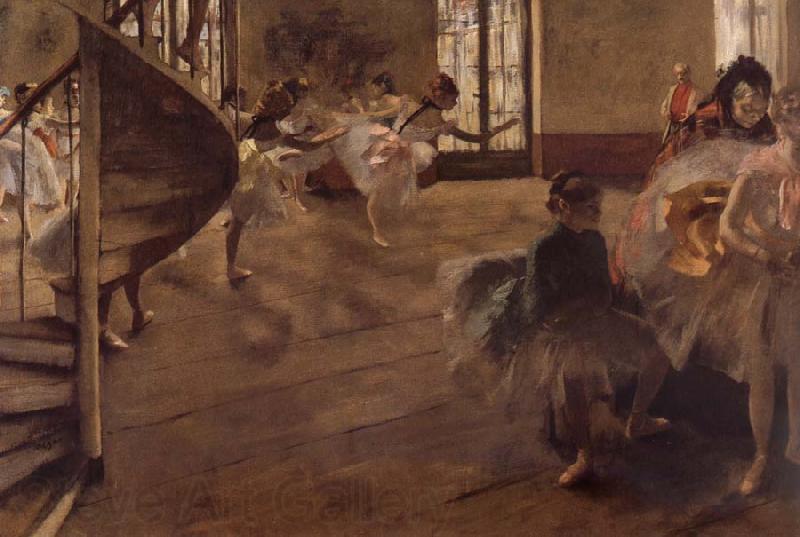 Edgar Degas Balletrepetitie Germany oil painting art